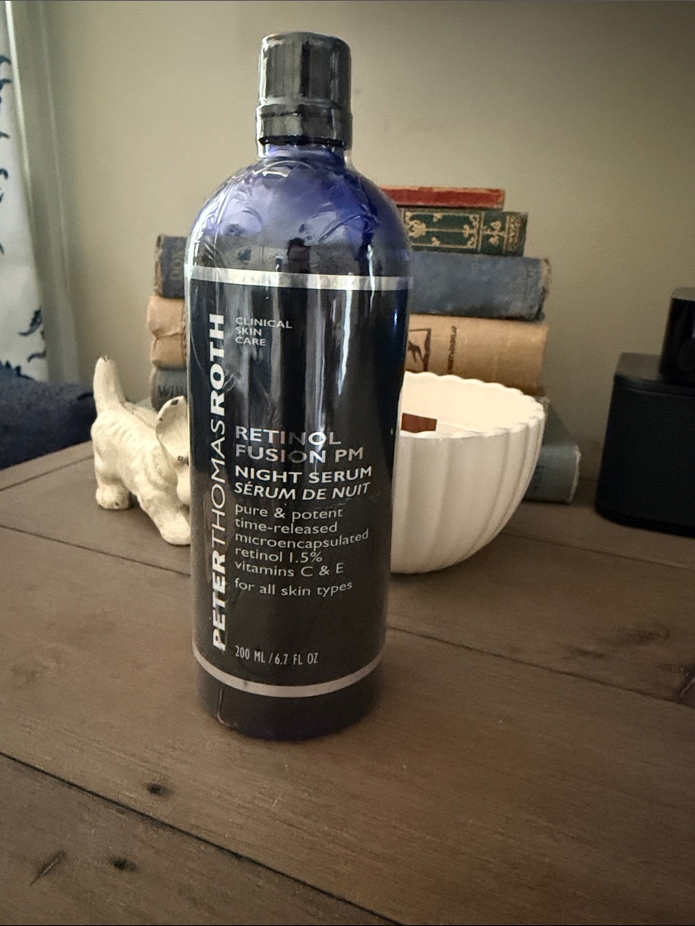 Peter Thomas Roth Blue and Black Retinol Fusion PM Night Serum
